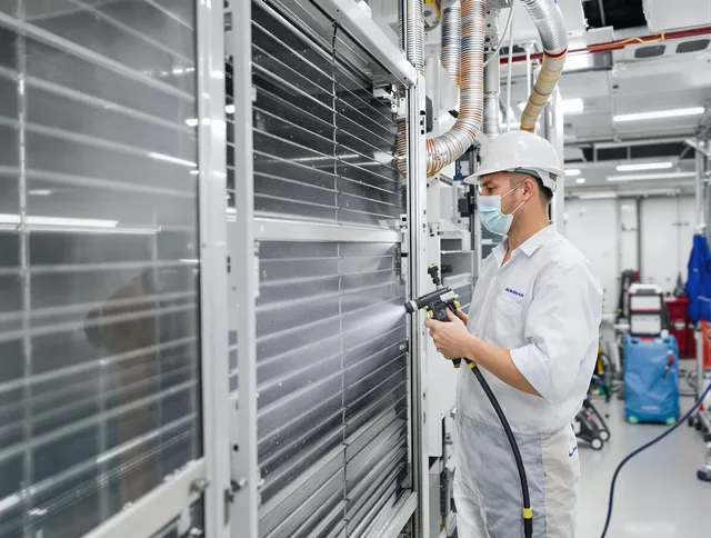 Professional AC coil cleaning by Valley Falls Air Duct Cleaning in Valley Falls