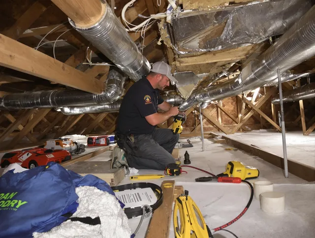 Professional air duct repair by Valley Falls Air Duct Cleaning in Valley Falls