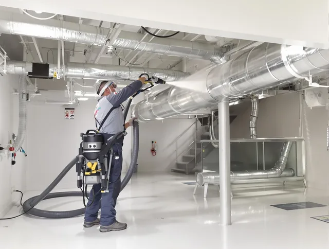Professional central duct cleaning by Valley Falls Air Duct Cleaning in Valley Falls