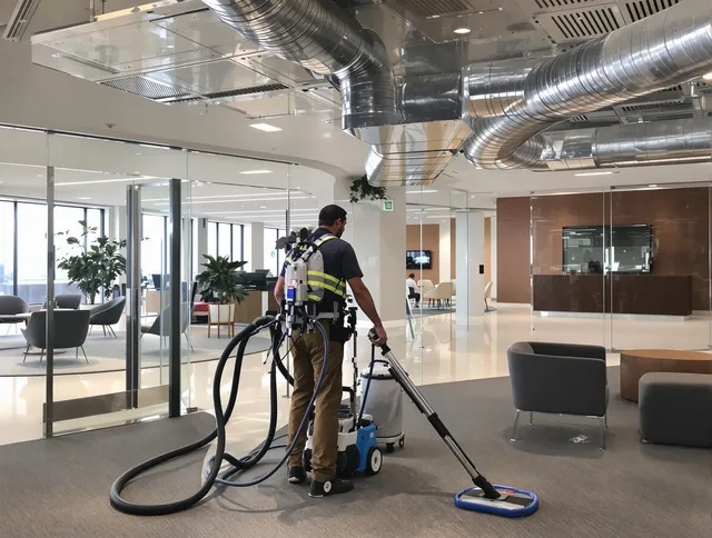 Commercial duct cleaning service by Valley Falls Air Duct Cleaning in Valley Falls