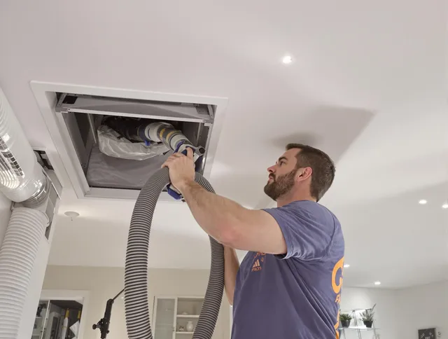 Precision indoor duct cleaning by Valley Falls Air Duct Cleaning in Valley Falls